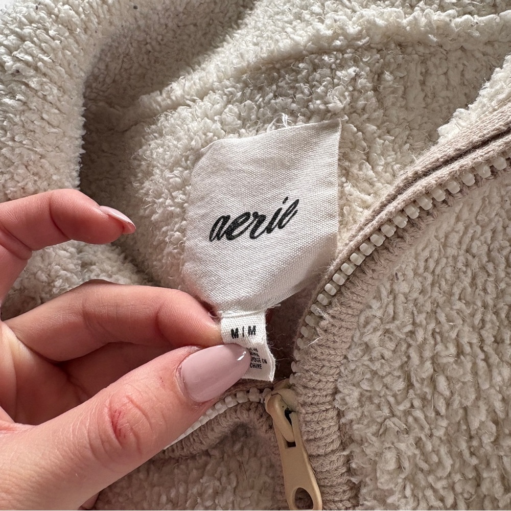 Aerie Full Zip Sweatshirt Size Medium - Picture 3 of 4